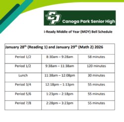 MOY iReady Bell Schedule